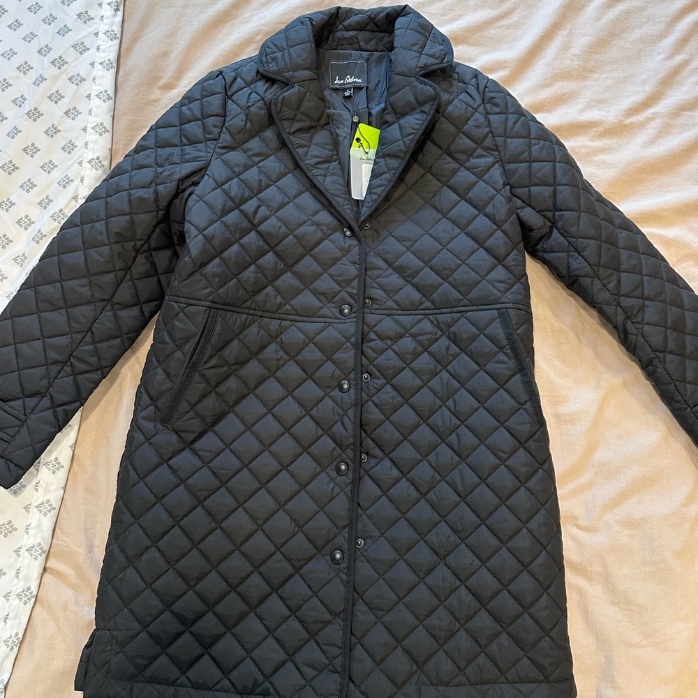 Sam Edelman Black Quilted Puffer Coat